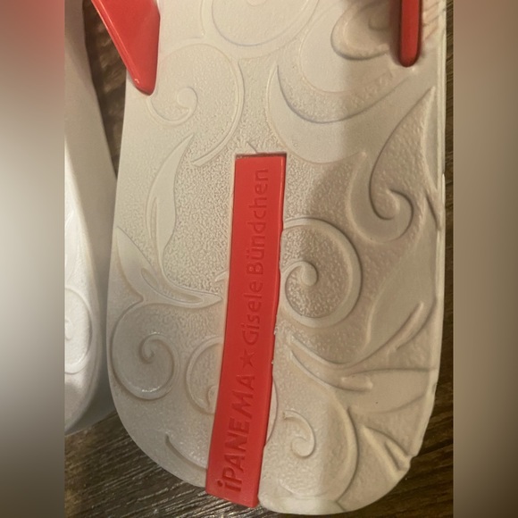 Impanema gisele bündchen flip flops sandals thongs pink bow white sandal 10 41 - Picture 6 of 9